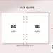 Monthly B6 Rings Printable Planner Inserts Month at a Glance Schedule ...