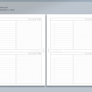 2 Days on 1 Page | HP Classic Printable Happy Planner Inserts | 2D1P ...