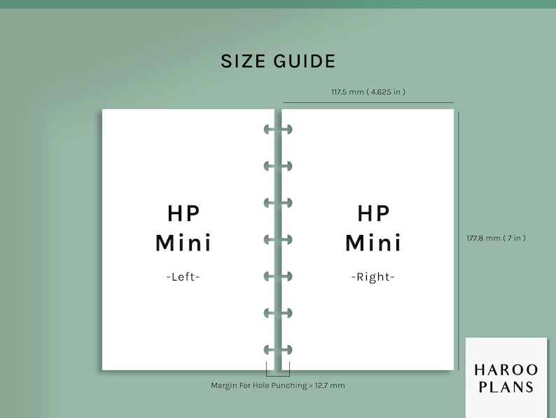 Recurring Task Log | HP Mini Printable Happy Planner Inserts | Habit ...