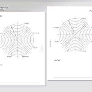 Goal Planner Printable Inserts | A6 Ring | Life Goal Setting Journal ...