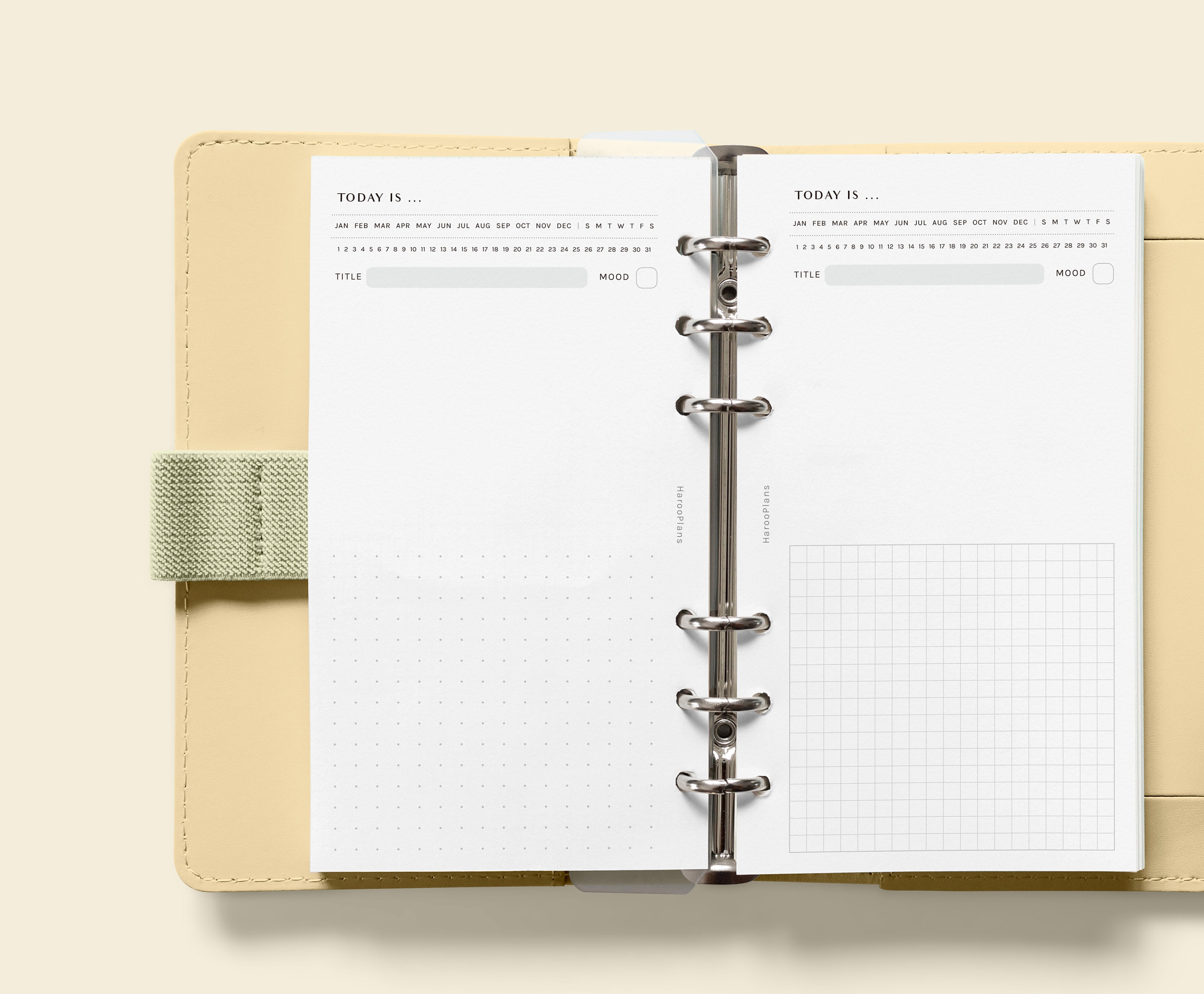 Daily Diary | Personal | Printable Planner Inserts | Blank Notepad ...