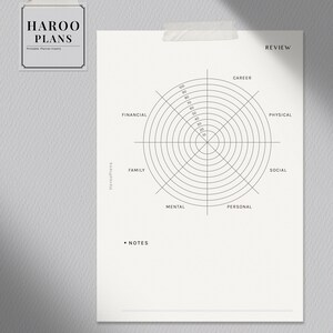Goal Planner Printable Inserts | A6 Ring | Life Goal Setting Journal ...