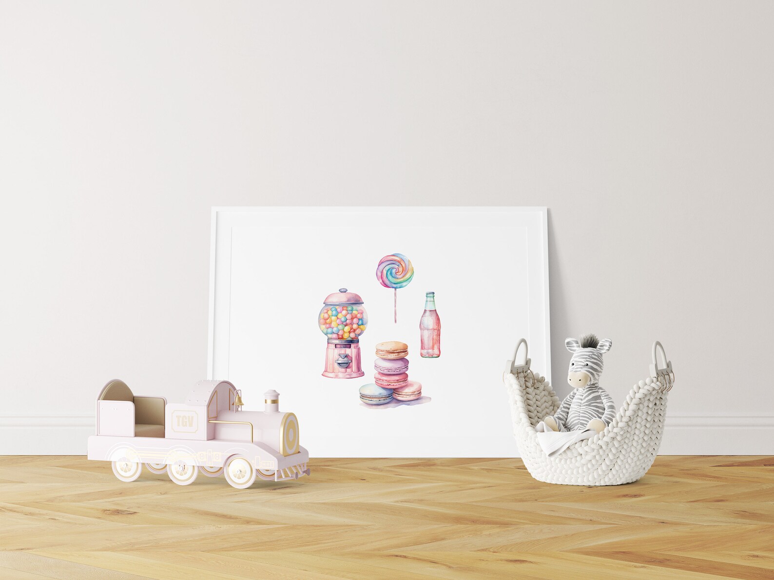 Watercolor Dessert Clipart Bundle Pastel Sweets Clipart Watercolor ...