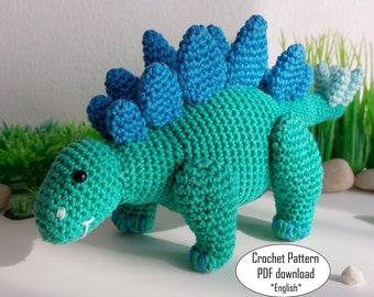 Crochet PATTERN Stegosaurus