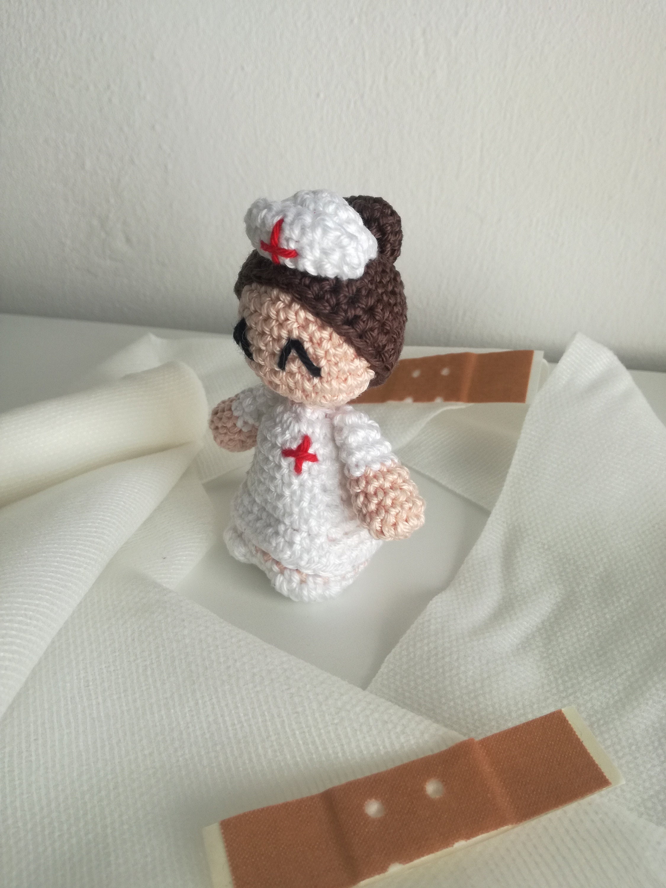 Crochet PATTERN Nurse Amigurumi Etsy Nederland