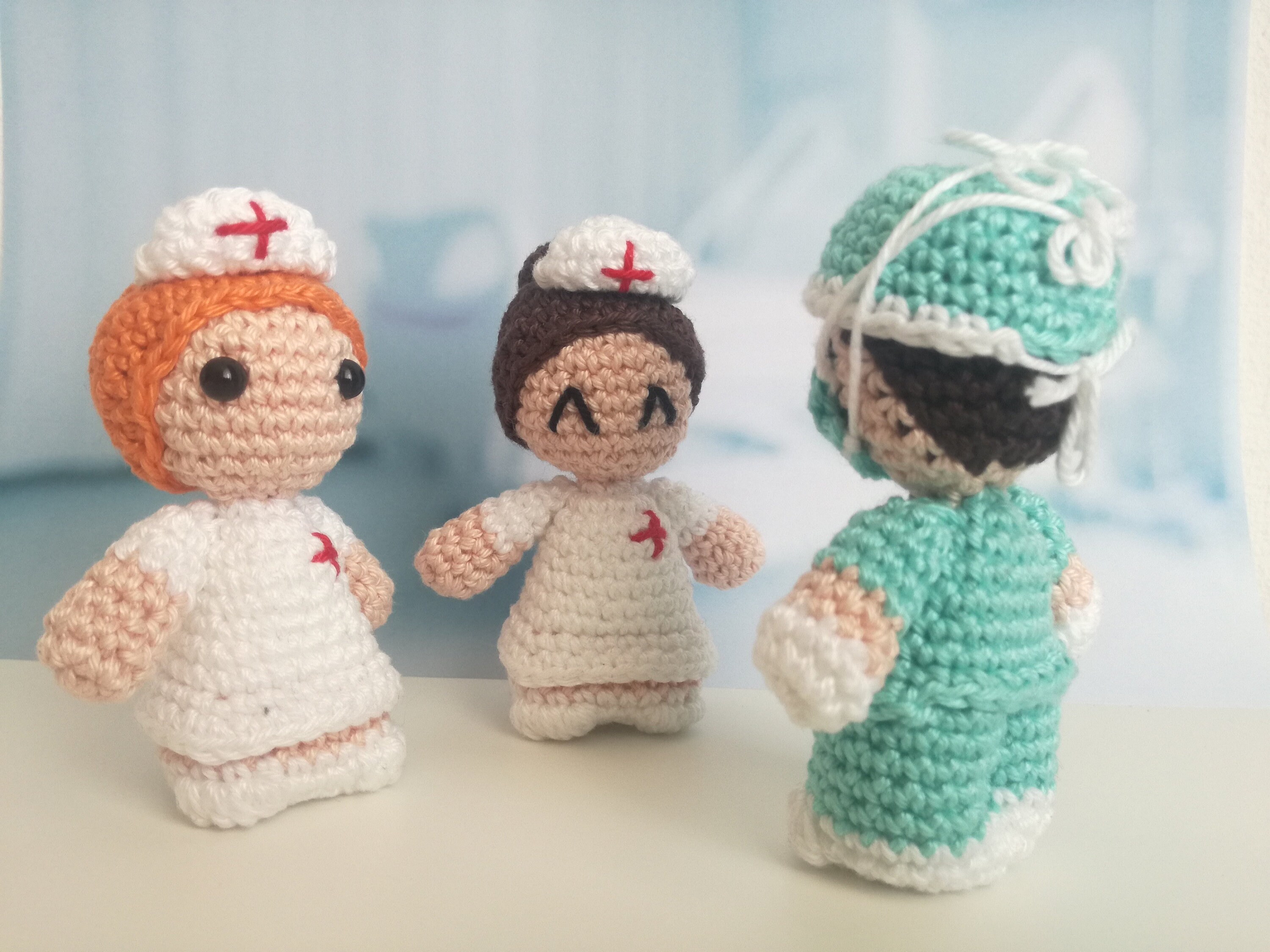 Crochet PATTERN hospital set Etsy.de