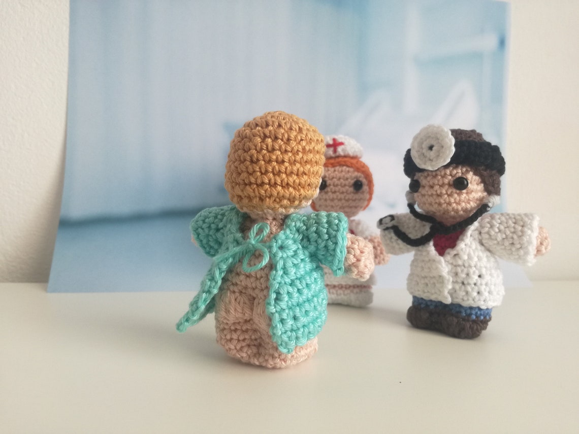 Crochet PATTERN Hospital Set Etsy Australia