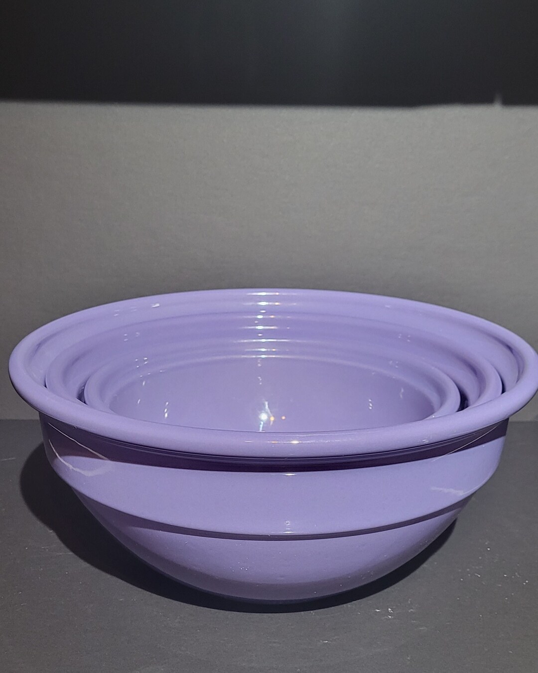 Emile Henry Stacked Mixing Bowls Set of 3 Purple Vintage Etsy