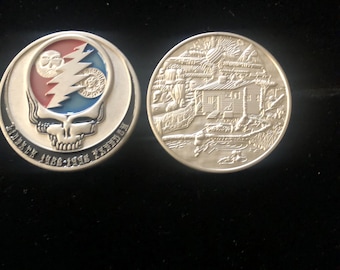 Grateful Dead Fine Silver Coin 純銀  希少 Grateful Dead Fine Silver Coin 純銀 コイン Grateful