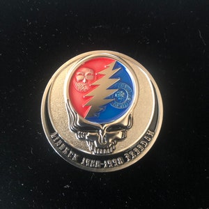 Golf ball marker Grateful Dead
