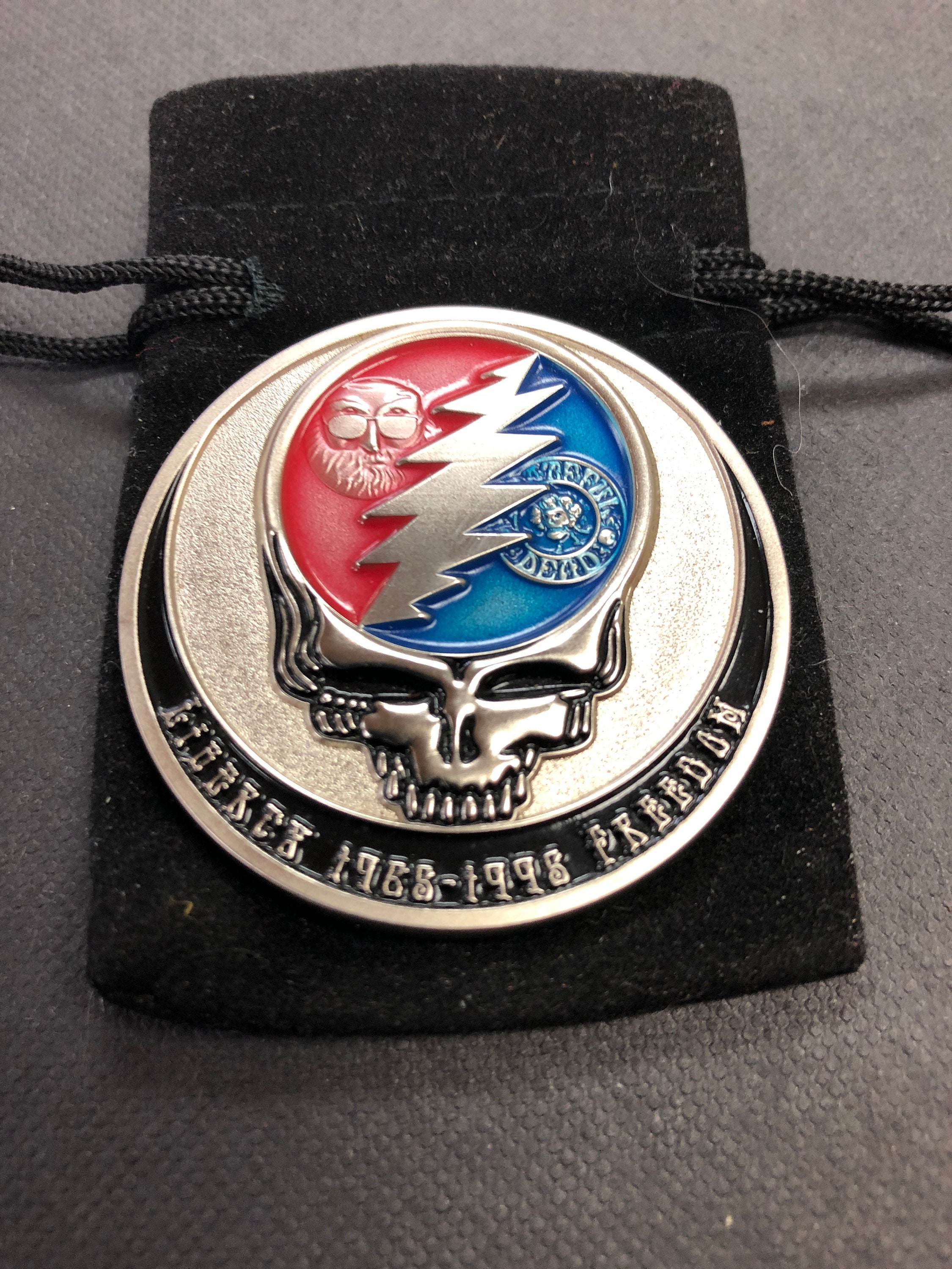 Grateful Dead Silver Coin - Etsy