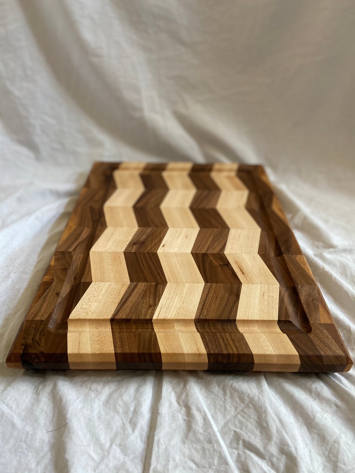 Handmade Chevron Cutting Board Etsy
