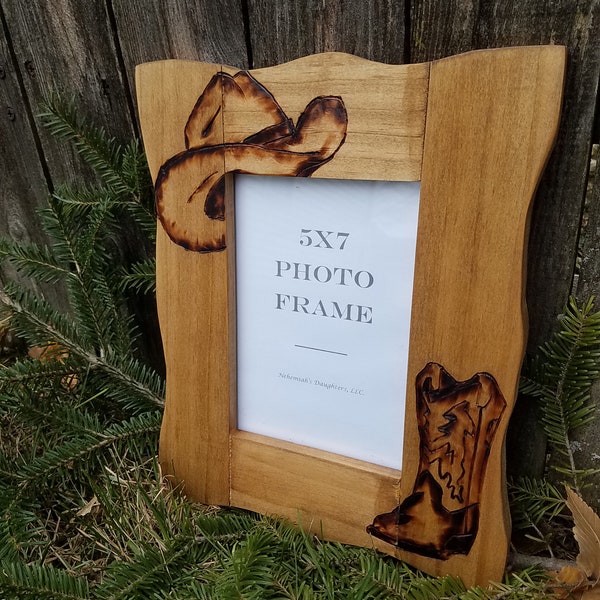 Western Style Wood Picture Frame