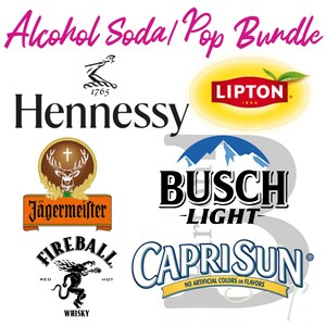 Alcohol Themed 300+ SVG & PNG Files Bundle image 2