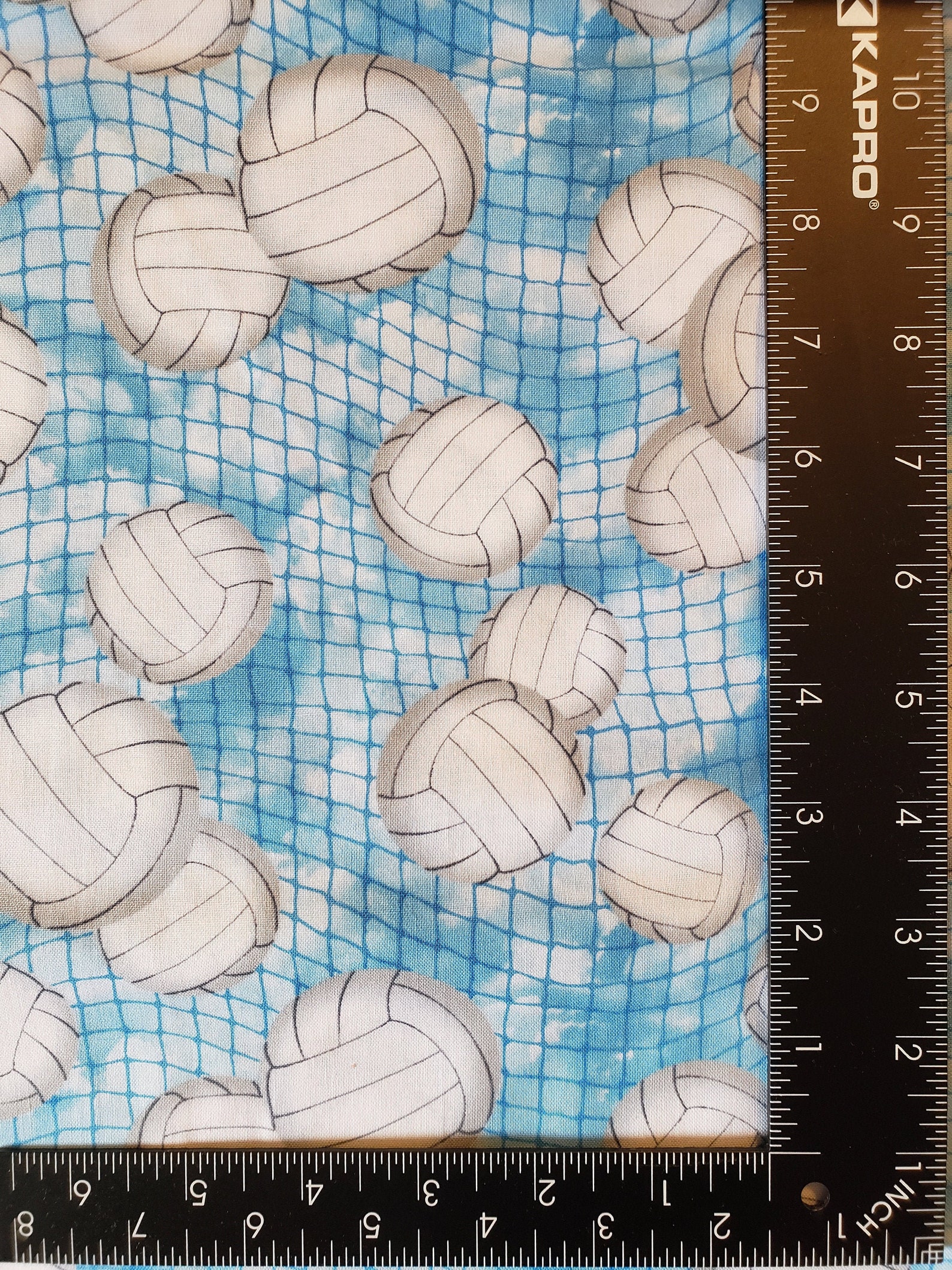 Volleyball fabric HALF YARD cuts 100 cotton BTHY Etsy