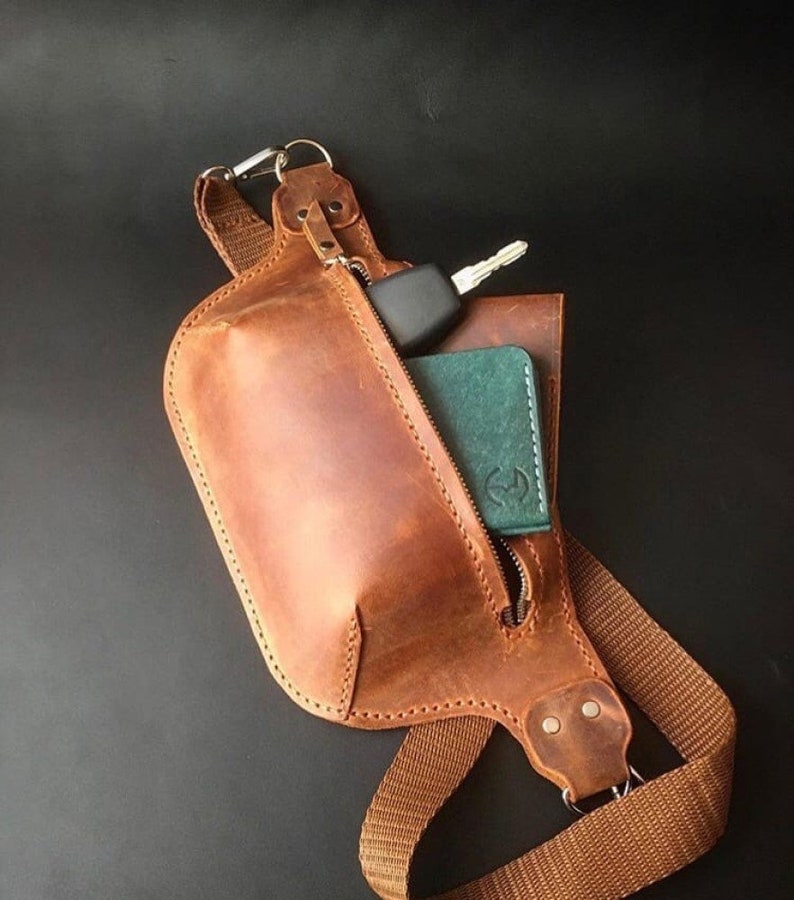 Leather Belt Bag Pattern Leather Belt Bag Pdf Belt Bag Etsy
