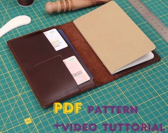 Passport wallet pattern, Leather passport wallet pattern, Passport wallet pattern pdf, Passport wallet pdf, Passport case pattern