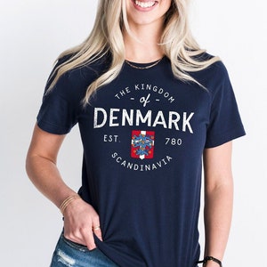 Kingdom of Denmark T-Shirt - Danish Heritage Shirt, Danish Shirt, Denmark Gift, Denmark Shirt, Denmark Vacation Shirt, Gift for Dane