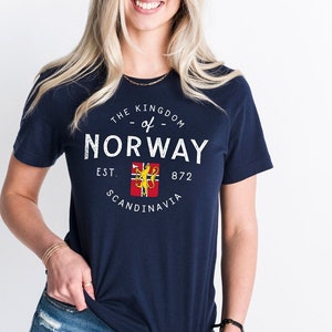 Kingdom of Norway T-Shirt - Norwegian Heritage Shirt, Norwegian Shirt, Norway Gift, Norway Shirt, Norway Vacation Shirt, Gift for Norwegian