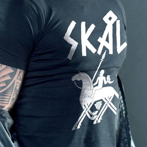 Viking Skål (Cheers) T-shirt - Beer, Valhalla, Odin, Norse, Scandinavia, Nordic