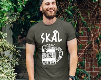 Viking Skål (Cheers) camiseta - cerveza, hidromiel, nórdico, escandinavo, nórdico