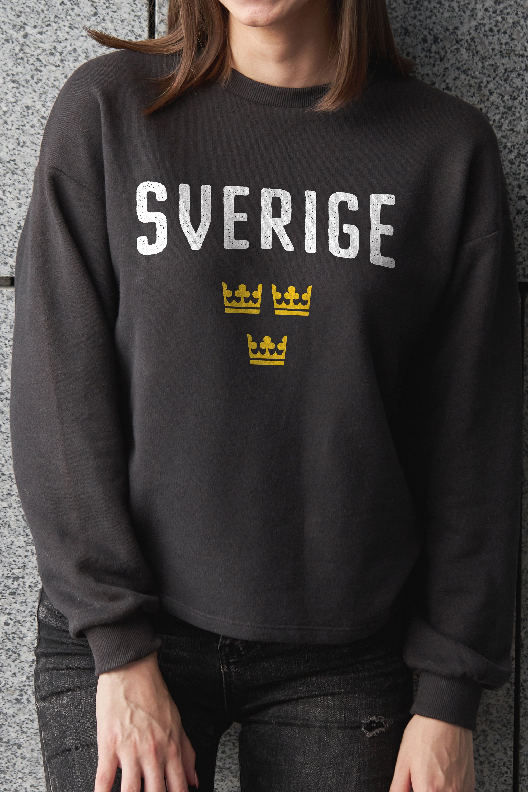 Swedish Pattern Print Women's Sweatshirt