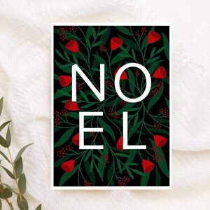 NOEL Christmas Card  |  Noel Greeting Card