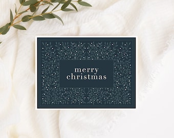 Merry Christmas Card, Christmas Greeting Card