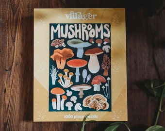 Mushroom Forager Puzzle, Villager 1000 piece Jigsaw Puzzle