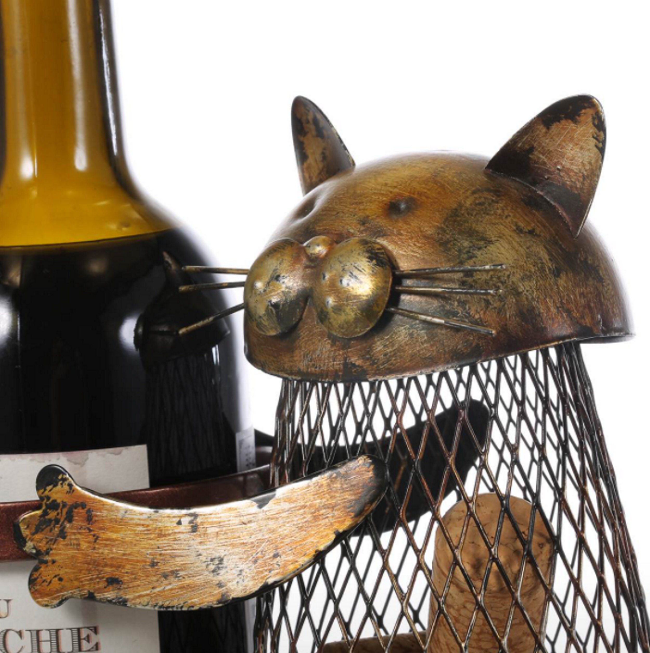 Cat Wine Rack Cork Container Bottle Wine Holder Kitchen Bar Etsy