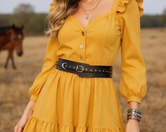Cintura da donna in pelle, cintura da corsetto in pelle, cintura in pelle a vita alta, cintura larga da donna, cintura stringivita, cintura in pelle fatta a mano
