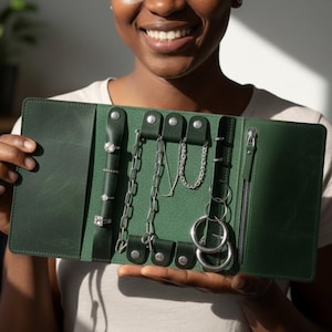 Personalisierte Lederschmuckrolle, Roll-up-Schmuckhalter, Schmuckreiserolle, Lederschmucketui, Schmuckrolle für Halsketten