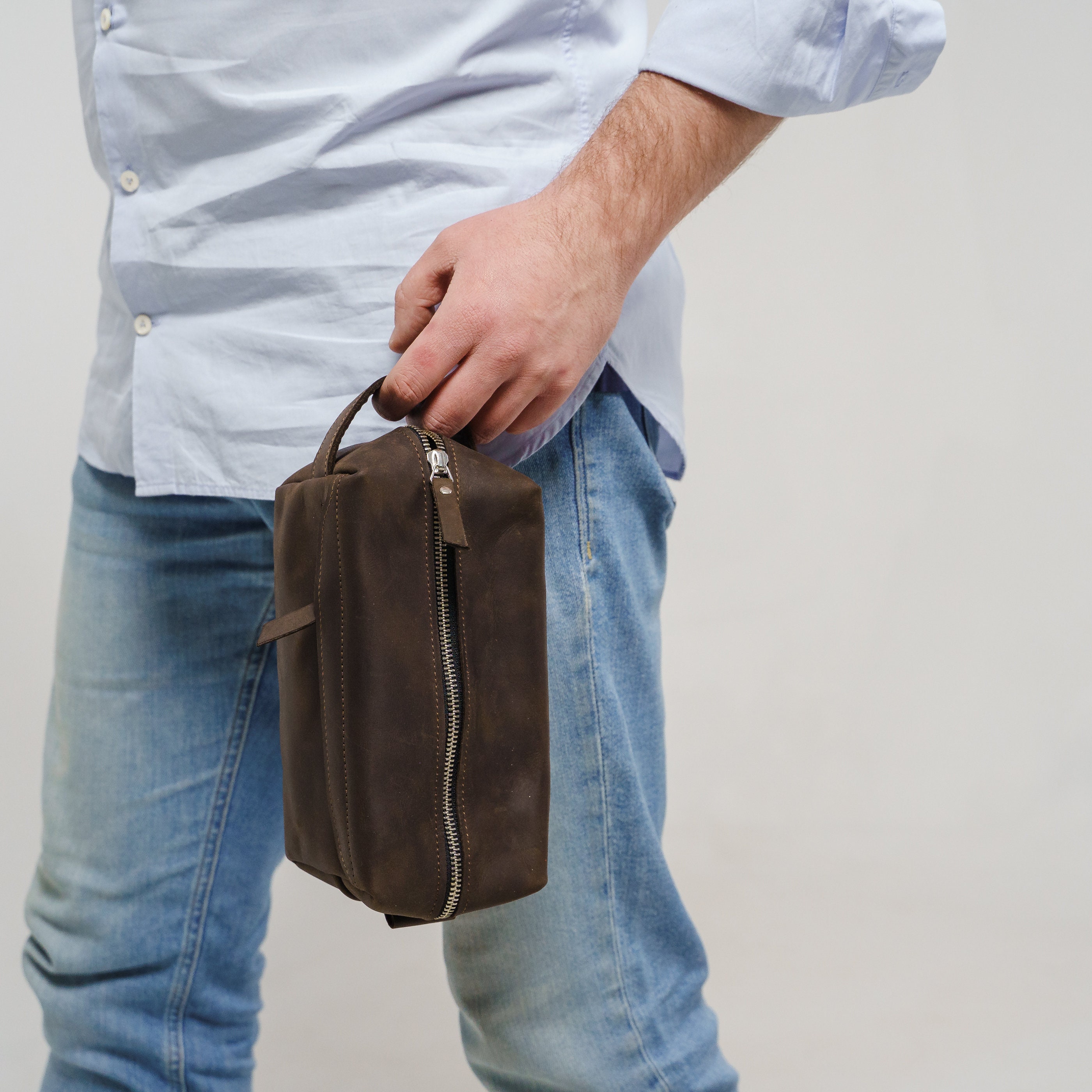 Main Street Forge Dopp Kit | Trousse de toilette en cuir