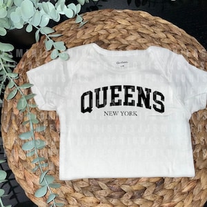 Queens New York Baby Onesie® – Bold Borough Style for Your Little Royalty