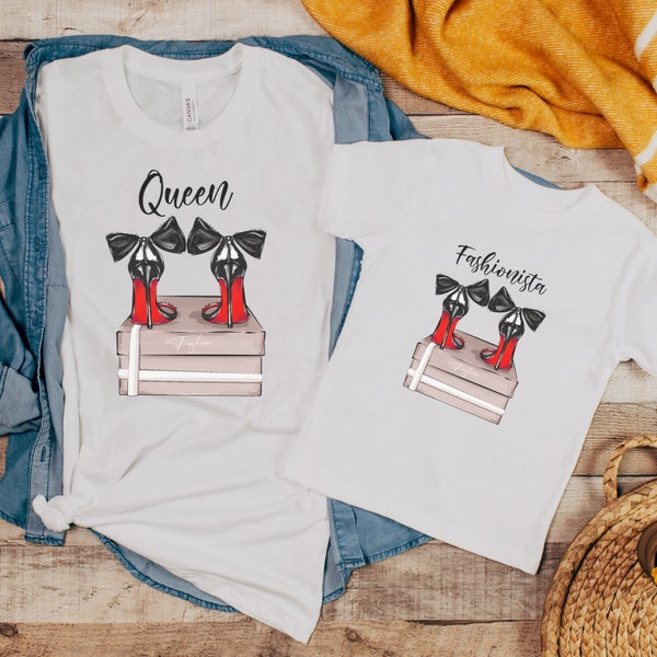 Mommy and Me Matching Fashionista Outfits -Mini-Me Outfits - Perfect Gift Idea - Cute Mother Daughter Set - Perfect for Photoshoots