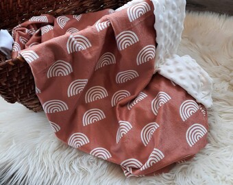 Couverture Bebe Arc En Ciel Etsy