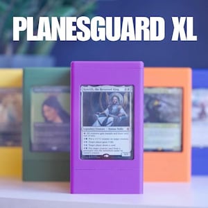 PlanesGuard XL - Magic The Gathering Commander EDH 100 Triple Sleeved Card Deck Box
