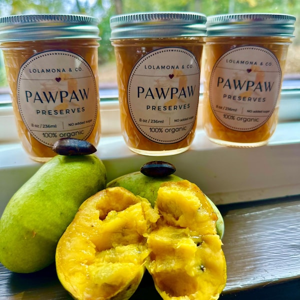 Organic Paw Paw Fruit Preserves: Limited Edition Exotic Jam