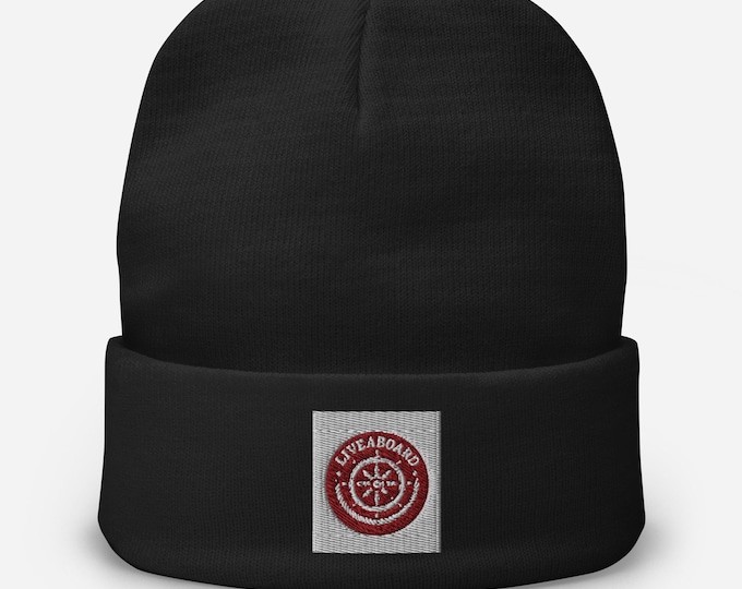 Embroidered Beanie