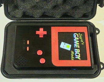 3D Printed Insert for Gameboy Pocket (and Boxy Pixel's Pocket Color) in a shockproof hard case