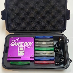 Deluxe 3D Printed Insert for Gameboy Advance SP (and Gacha SP mod)