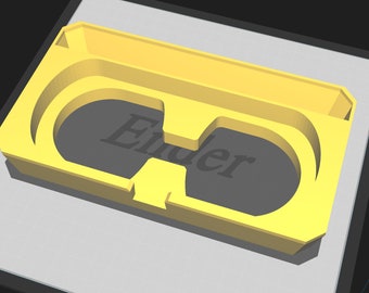 Inserto impreso en 3D para PSP-1000 en un estuche rígido a prueba de golpes