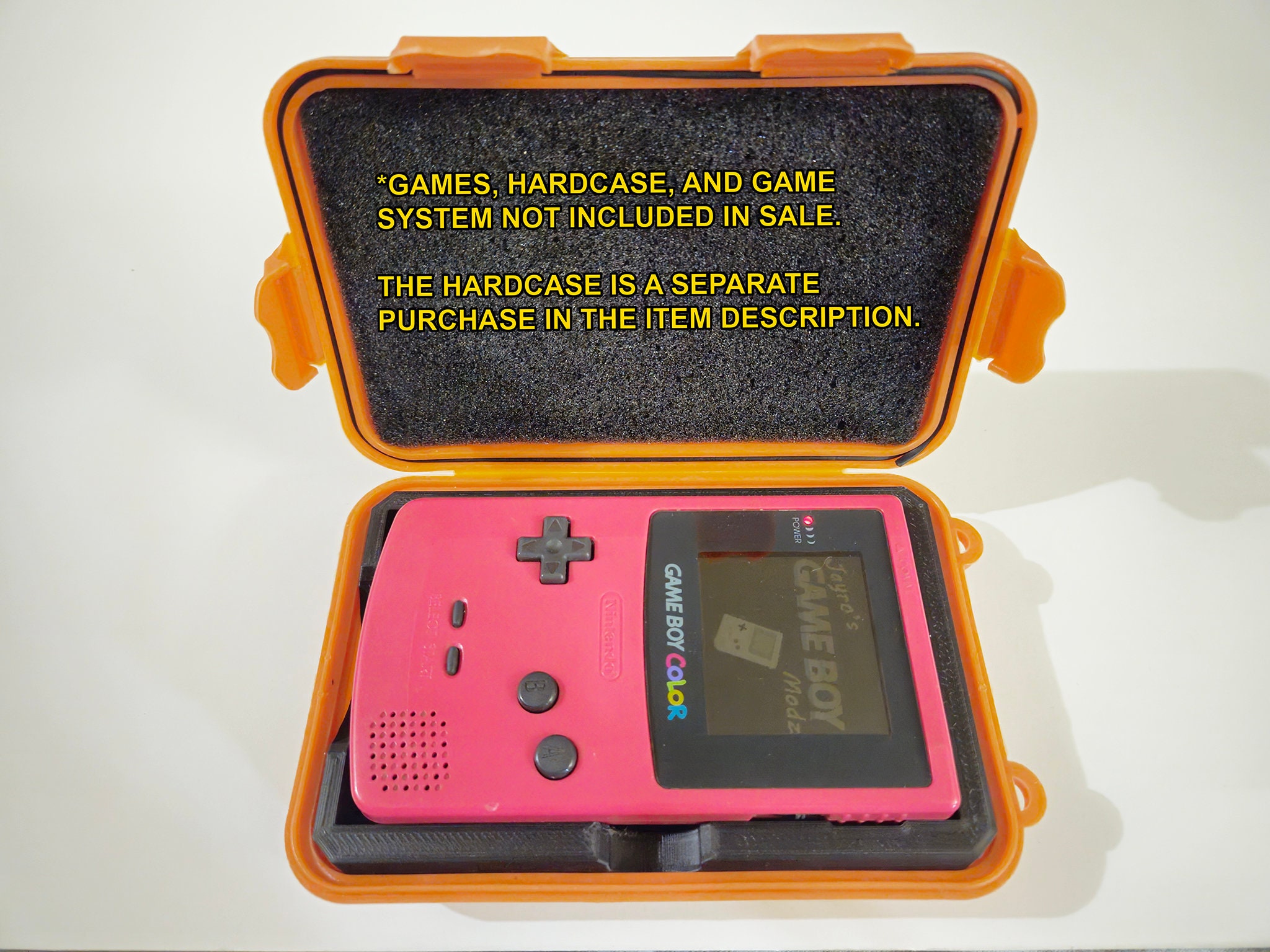 3D Printed Insert for Gameboy Color (or Funnyplaying's FPGBC
