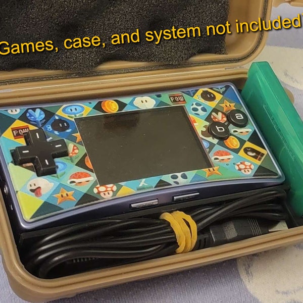 3D Printed Insert for Gameboy Micro in shockproof hard case