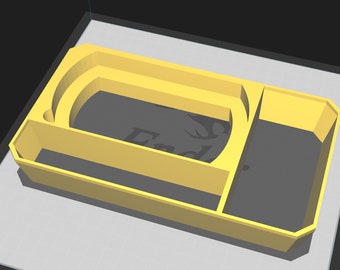 Inserto impreso en 3D para PSP Go en un estuche rígido a prueba de golpes