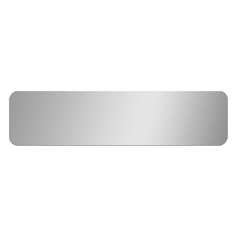 Long Rectangle Shatterproof Acrylic Safety Wall Mirror With Rounded Corners 12 x 48 inches