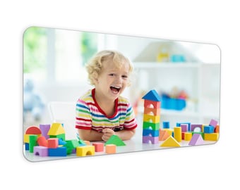 Long Rectangle Shatterproof Acrylic Safety Wall Mirror With Rounded Corners