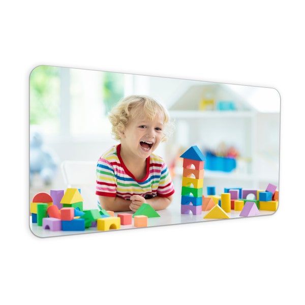 Long Rectangle Shatterproof Acrylic Safety Wall Mirror With Rounded Corners