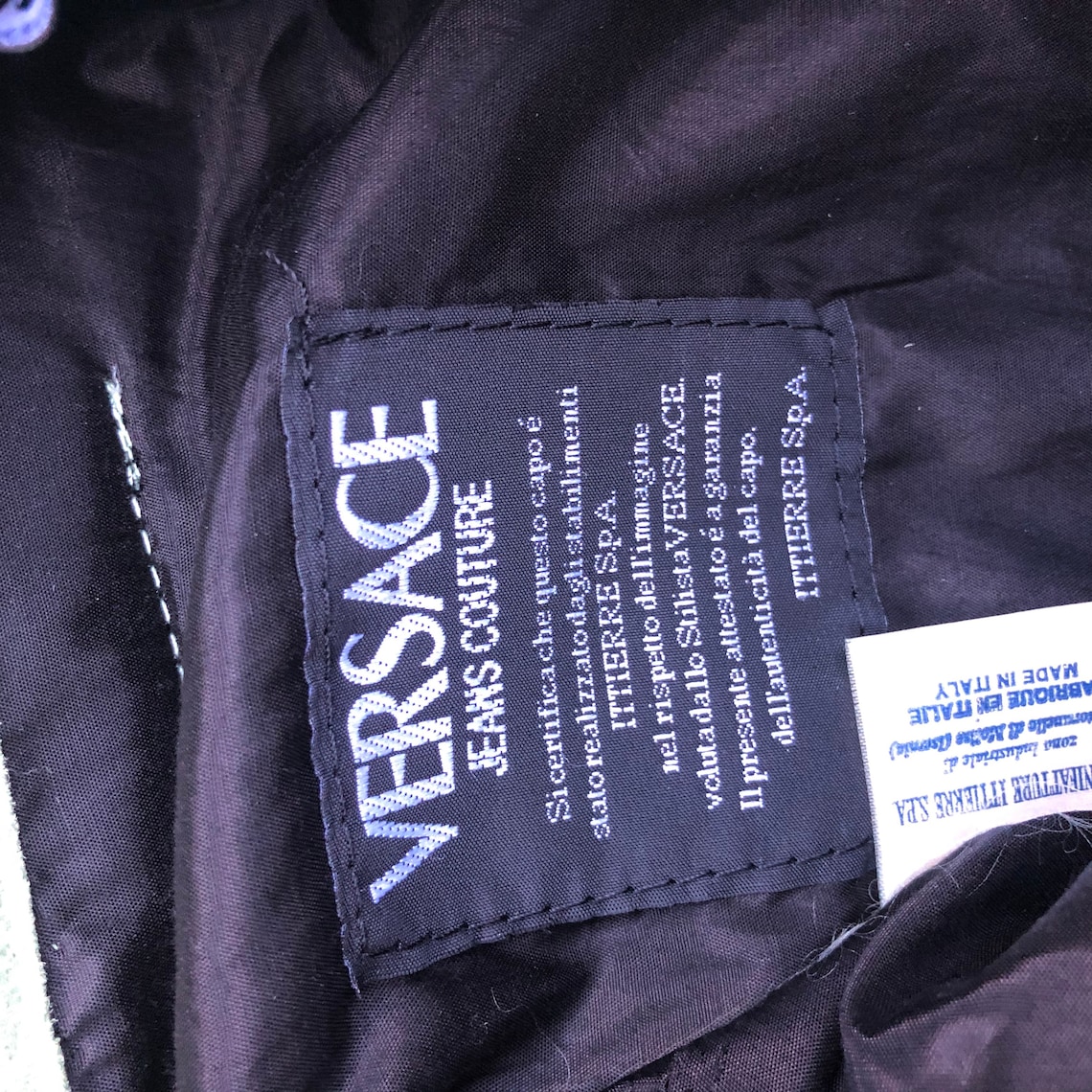 Vintage Versace Jeans Couture Suede Pants | Etsy