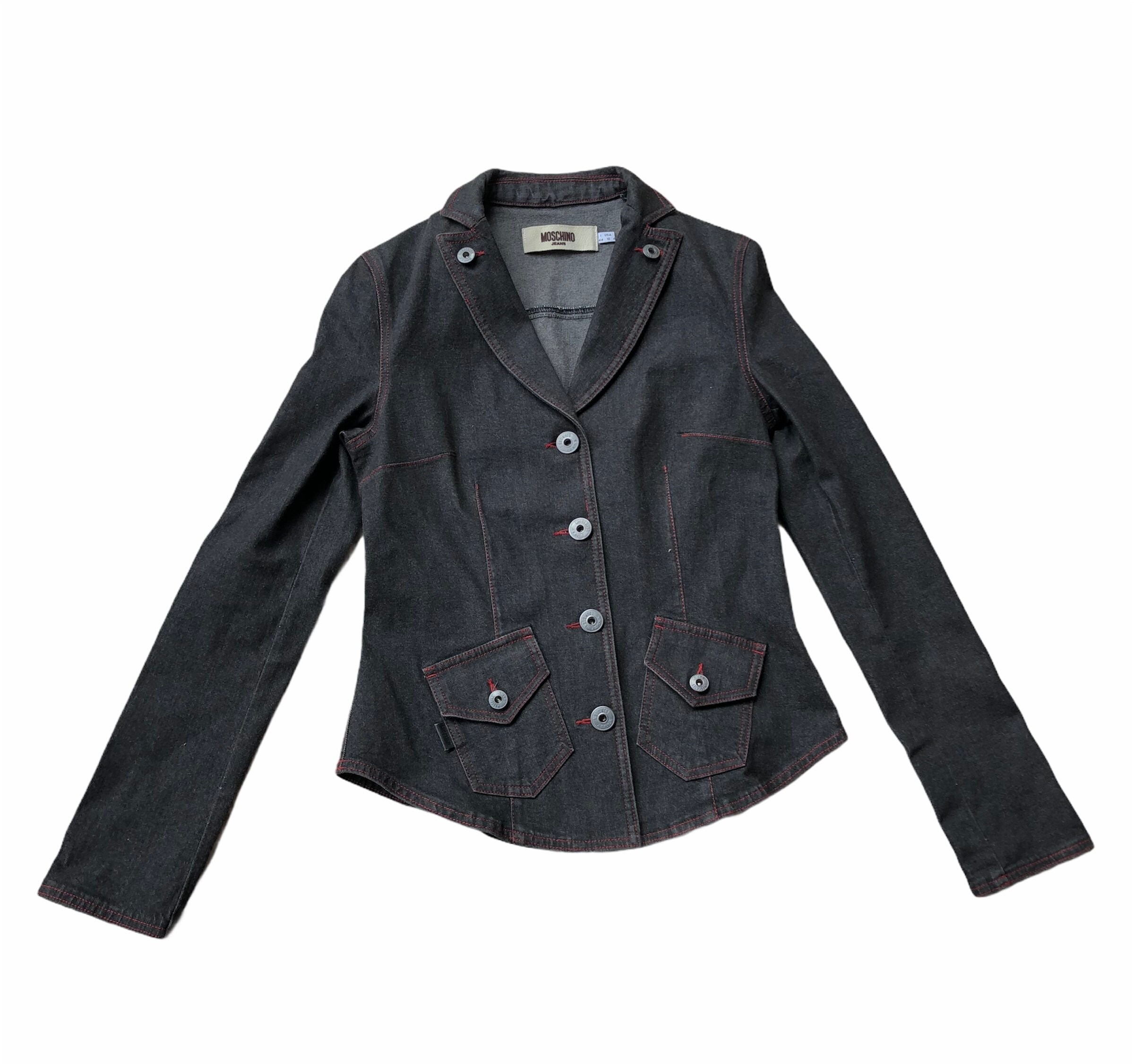moschino jean jacket